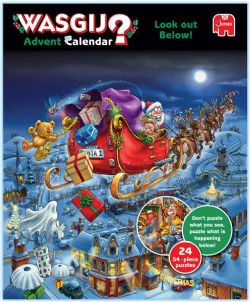 *25 WASGIJ CALENDRIER DE L'AVENT CASSE-TÊTE 24 X 54 PIÈCES - NOËL #70-00468